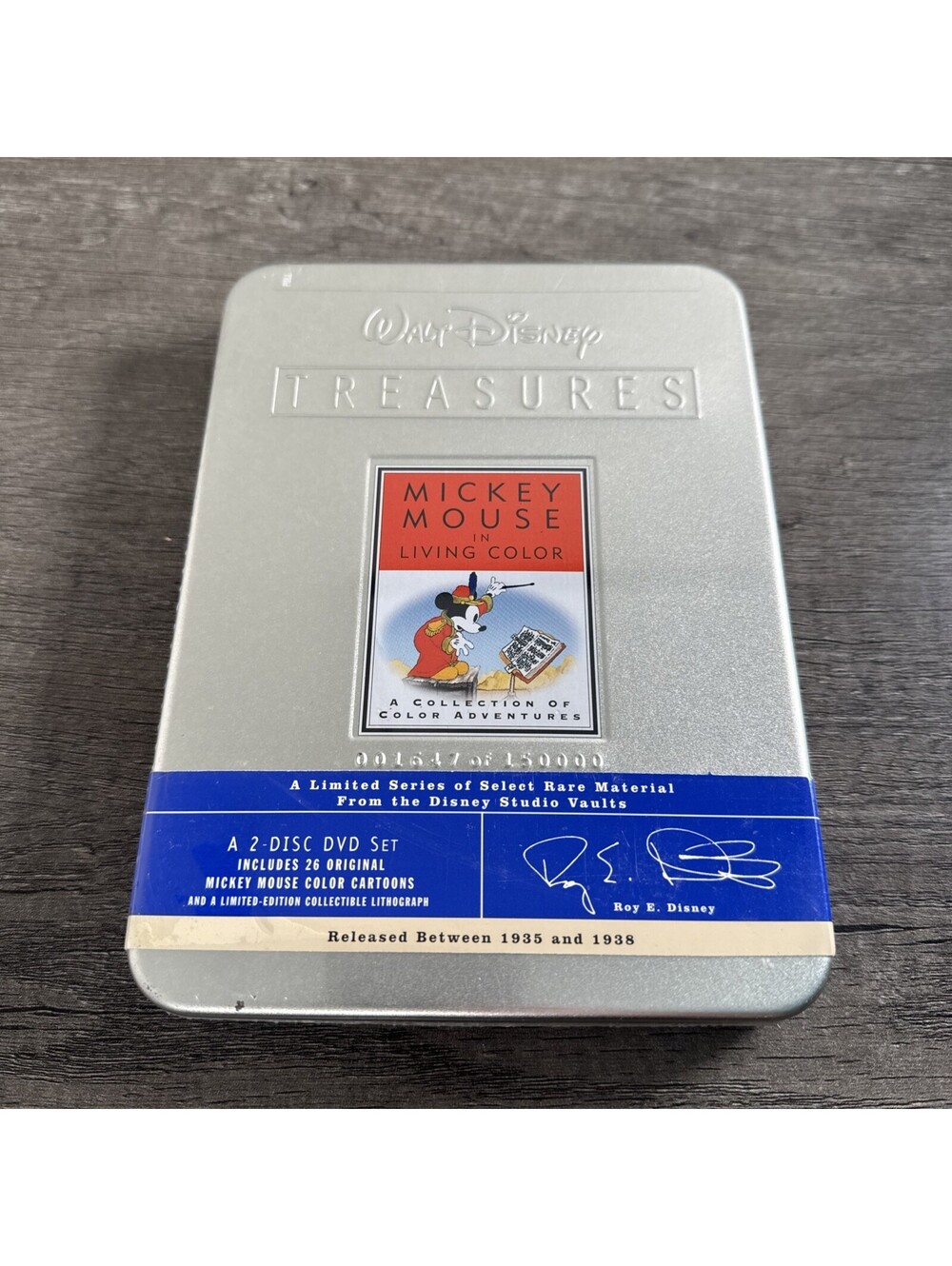 Walt Disney Treasures: Mickey Mouse In Living Color DVD Limited Edition New
